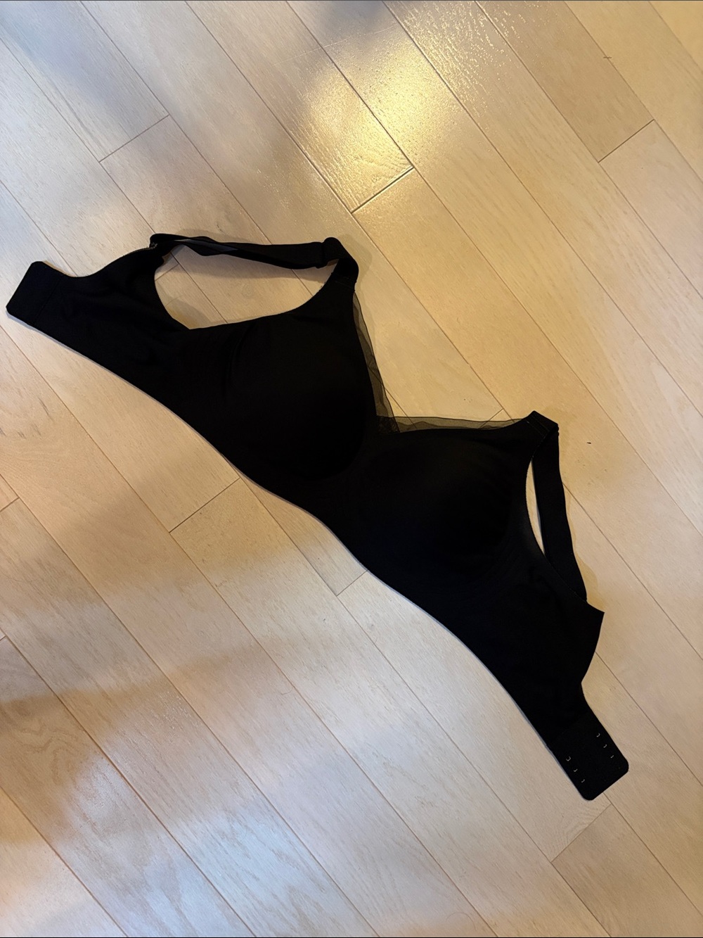 Black Seamless Underwire Bra